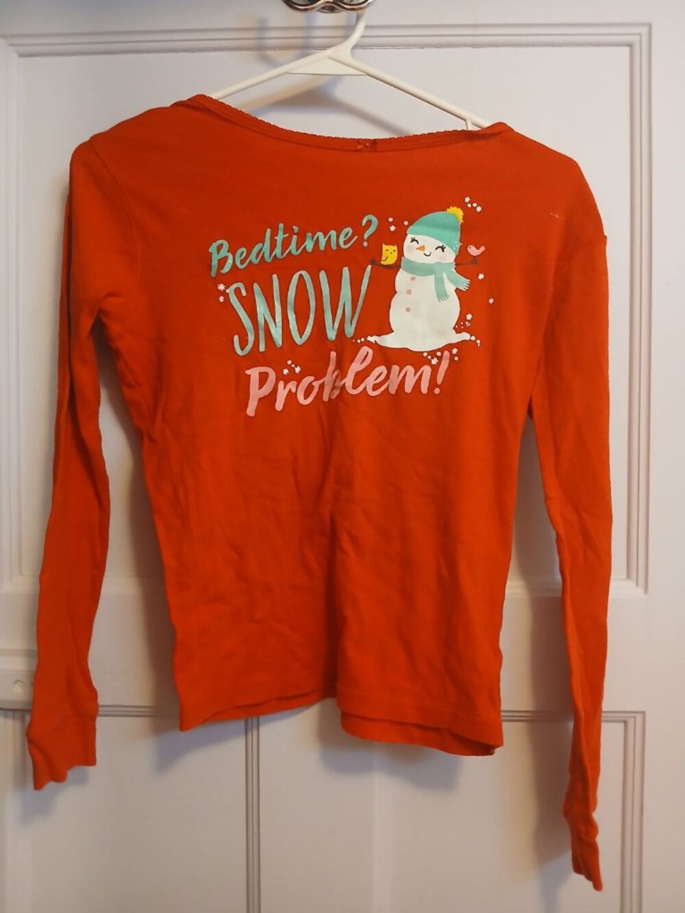 Carter's 14 Girls "Bedtime? Snow Problem" Shirt